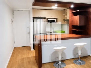 Departamento en arriendo mensual en Vista y amoblado en Santiago Centro! (175664), Santiago - 1 dormitorio, 1 baño