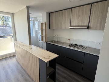 Departamento en arriendo mensual en Cercano a líder express y a laguna de curauma, Valparaíso - 2 dormitorios, 1 baño