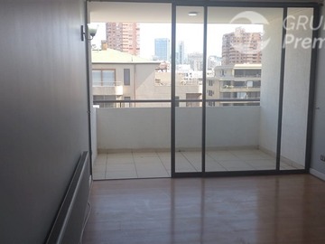 Departamento en arriendo mensual en El director & Manquehue, Las Condes - 1 dormitorio, 1 baño
