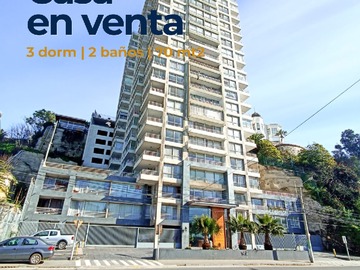 Departamento en venta en Departamento en Condominio Playa Ancha - 3 dormitorios, 2 baños