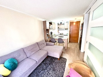 Departamento en arriendo mensual en Lindo depto con estacionamiento y bodega (177753), Santiago - 1 dormitorio, 1 baño