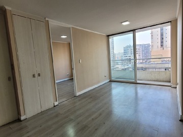 Departamento en venta en 2 dorm 2 baños 50m2 metro santa lucía, Santiago - 2 dormitorios, 2 baños