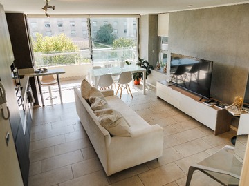 Departamento en arriendo mensual en Arriendo Amoblado 2D 2B + Estacionamiento Providencia - 2 dormitorios, 2 baños