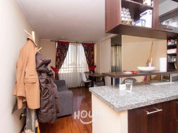Departamento en venta en Monjitas, Santiago - 1 dormitorio, 1 baño