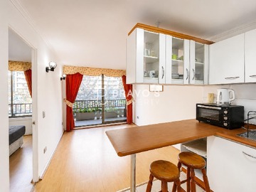 Departamento en venta en Santa Isabel /San Isidro, Santiago - 1 dormitorio, 1 baño
