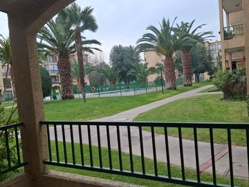 Departamento en arriendo mensual en Condominio jardin oeste ii, Cerrillos - 2 dormitorios, 1 baño