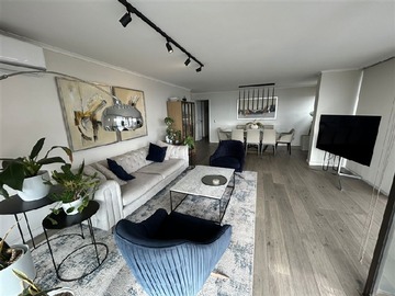Departamento en arriendo mensual en Martin de Zamora con Feliz de Amesti, Las Condes - 3 dormitorios, 3 baños