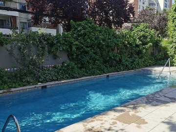 Departamento en arriendo mensual en Visitas 7 de agosto, gran terraza oriente 12mts2 (178159), Providencia - 2 dormitorios, 2 baños