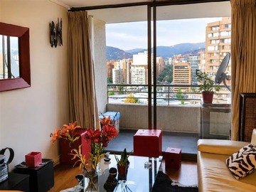 Departamento en arriendo mensual en Metro Manquehue, Las Condes - 1 dormitorio, 1 baño