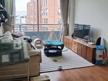 Departamento en arriendo mensual en Depto amoblado 2 cuadras de metro tobalaba holanda, Providencia - 2 dormitorios, 2 baños