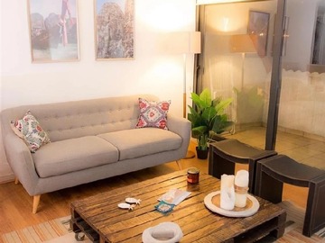 Departamento en arriendo mensual en Metro Manquehue, Vitacura - 2 dormitorios, 2 baños