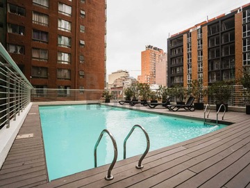 Departamento en arriendo mensual en sara del campo 535, Santiago - 1 dormitorio, 1 baño