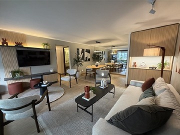 Departamento en venta en A pasos de Av. Apoquindo, Las Condes - 3 dormitorios, 2 baños
