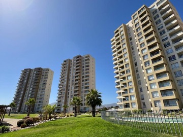 Departamento en arriendo mensual en Condominio palmas de peñuelas, Coquimbo - 2 dormitorios, 1 baño