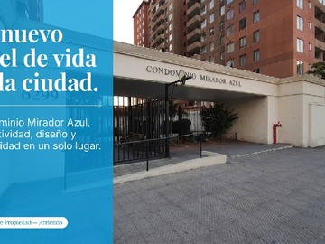 Departamento en arriendo mensual en Departamento en Condominio Mirador Azul - 2 dormitorios, 1 baño