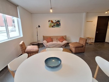 Departamento en arriendo mensual en Metro los leones, Providencia - 1 dormitorio, 2 baños