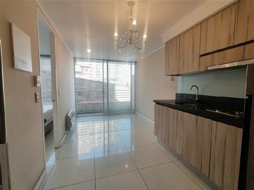 Departamento en arriendo mensual en Metro parque almagro, Santiago - 1 dormitorio, 1 baño