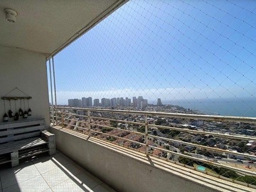 Departamento en arriendo mensual en Laura Barros, Concón - 2 dormitorios, 2 baños