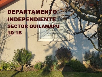 Departamento en arriendo mensual en Departamento independiente en villa quilamapu chillan, Chillán - 1 dormitorio, 1 baño