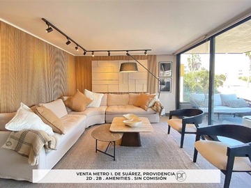 Departamento en venta en Metro Inés de Suarez, Providencia - 2 dormitorios, 2 baños