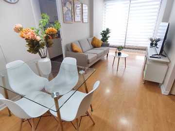 Departamento en arriendo mensual en Dpto Amoblado Edificio Aire Urbano 2D/2B/1E+b (171093), Talca - 2 dormitorios, 2 baños