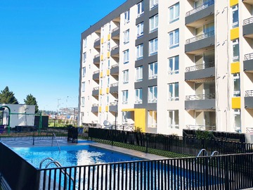Departamento en arriendo mensual en Depto. Nuevo en San Pedro de la Paz (178357), San Pedro de la Paz - 2 dormitorios, 1 baño