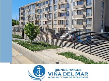 Departamento en arriendo mensual en Palma Romano Norte, Limache - 3 dormitorios, 1 baño