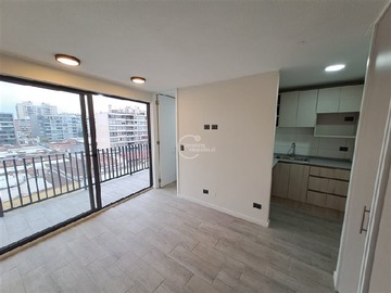 Departamento en arriendo mensual en Domeyko / Vergara, Santiago - 1 dormitorio, 1 baño