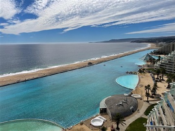 Departamento en arriendo mensual en Edificio Goleta, San Alfonso del Mar, Algarrobo - 3 dormitorios, 2 baños