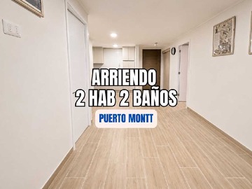 Departamento en arriendo mensual en Departamento Arriendo Terramar 2D 2B estac. (168877), Puerto Montt - 2 dormitorios, 2 baños