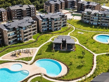 Departamento en venta en Costa Pucón, Pucón - 2 dormitorios, 2 baños