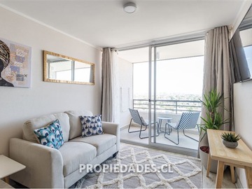 Departamento en arriendo mensual en Metro Ñuble - Amoblado/Nuevo, Ñuñoa - 1 dormitorio, 1 baño