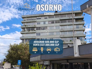 Departamento en arriendo mensual en Espacioso y Luminoso, Ideal para Familias (163993), Osorno - 4 dormitorios, 3 baños