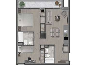Departamento en venta en San Andrés 4236, Cerrillos - 2 dormitorios, 2 baños