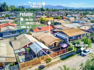Casa en venta en Las Araucarias 1316, Peñaflor, Región Metropolitana de Santiago 9750000, Chile, Peñaflor - 3 dormitorios, 2 baños