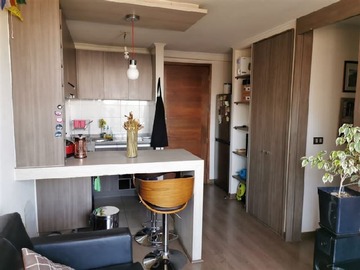 Departamento en arriendo mensual en Calle Arturo Prat, Santiago - 1 dormitorio, 1 baño