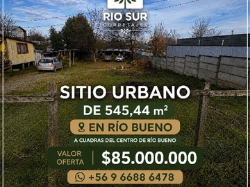 Venta / Terreno / Río Bueno