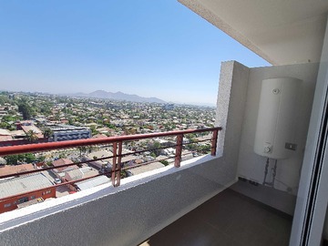 Departamento en arriendo mensual en Excelente vista a pasos del Metro (99119), La Cisterna - 2 dormitorios, 1 baño