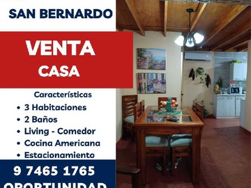 Venta / Casa / San Bernardo