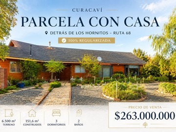 Parcela en venta en ., Curacaví