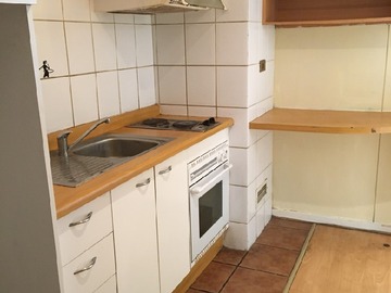 Departamento en arriendo mensual en Metro bellas artes, Santiago - 1 dormitorio, 1 baño