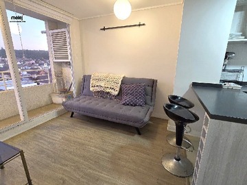 Departamento en venta en Los Abedules, Concón - 1 dormitorio, 1 baño