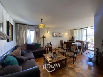 Departamento en arriendo mensual en 4 Oriente, Viña del Mar - 4 dormitorios, 2 baños