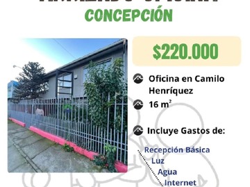 Oficina en arriendo mensual en Oficina en camilo henríquez, concepción, Concepción - 1 dormitorio, 1 baño