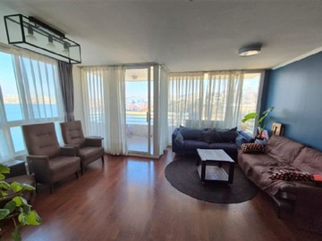 Departamento en venta en Departamento en primera línea de Playa Ancha, Valparaíso - 3 dormitorios, 3 baños