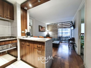 Departamento en arriendo mensual en General Las Heras, Santiago - 2 dormitorios, 2 baños
