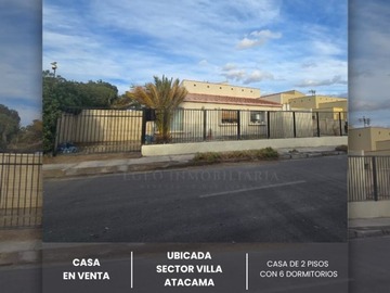 Casa en venta en Villa atacama, Calama - 6 dormitorios, 4 baños