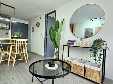 Departamento en arriendo mensual en Grajales 2051, Santiago - 1 dormitorio, 1 baño
