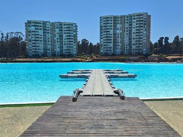 Departamento en arriendo mensual en Depto amoblado condominio las cruces (174797), El Tabo - 2 dormitorios, 2 baños