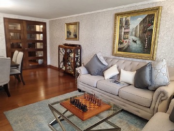 Departamento en venta en Increible depto amoblado en exclusivo sector de vitacura, Vitacura - 4 dormitorios, 4 baños